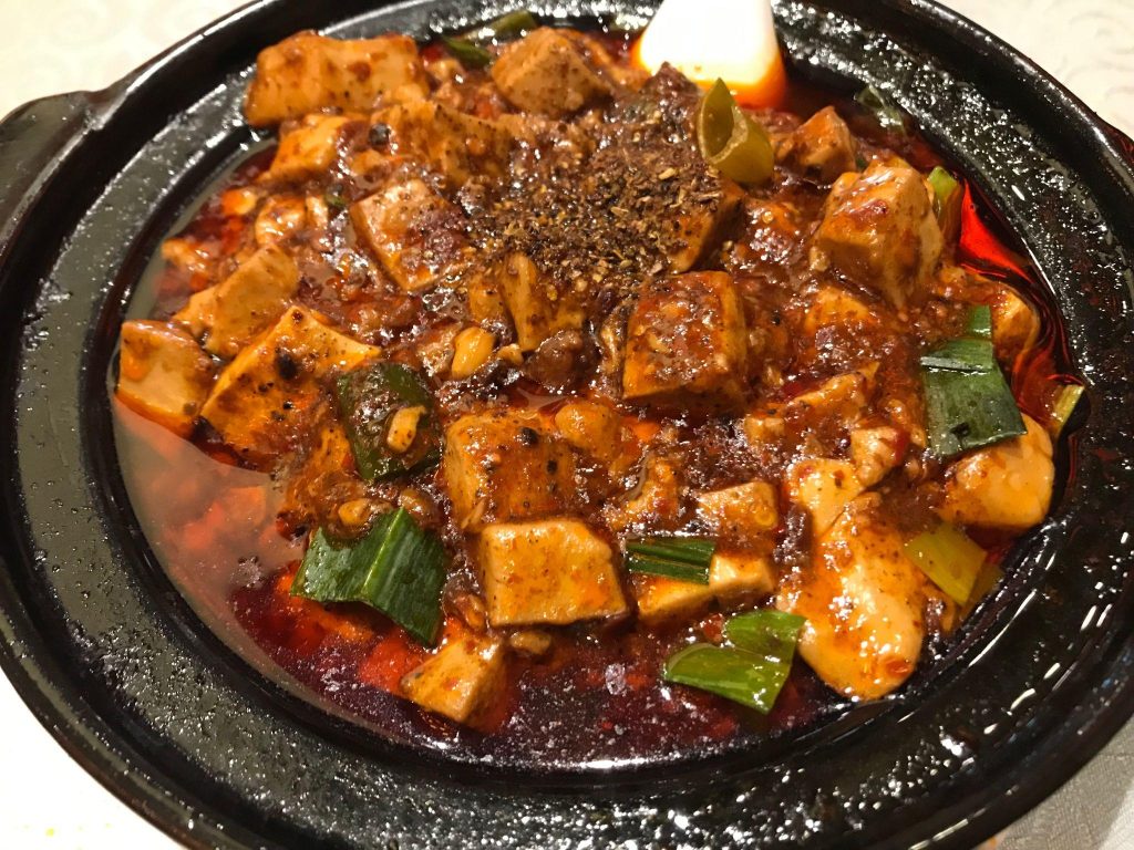 Tradition Mapo tofu in Chengdu