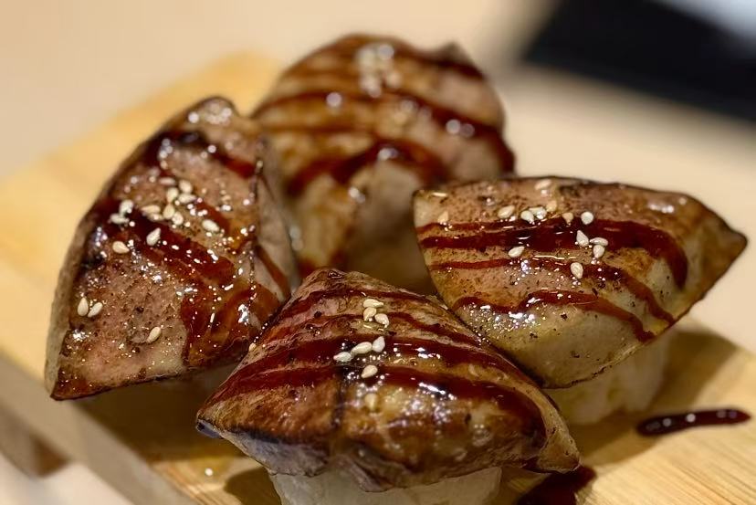 Pan-Seared Foie Gras Nigiri